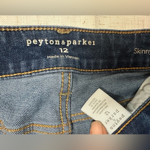 Peyton & Parker Women's Denim Skinny Jeans - Classic Blue - Picture 6 of 11